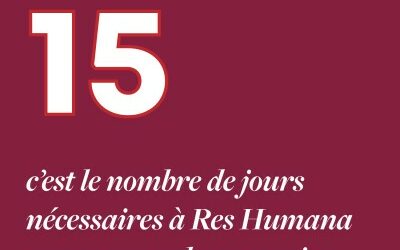 Res Humana, en chiffres clés